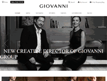 Tablet Screenshot of giovanni-italy.com